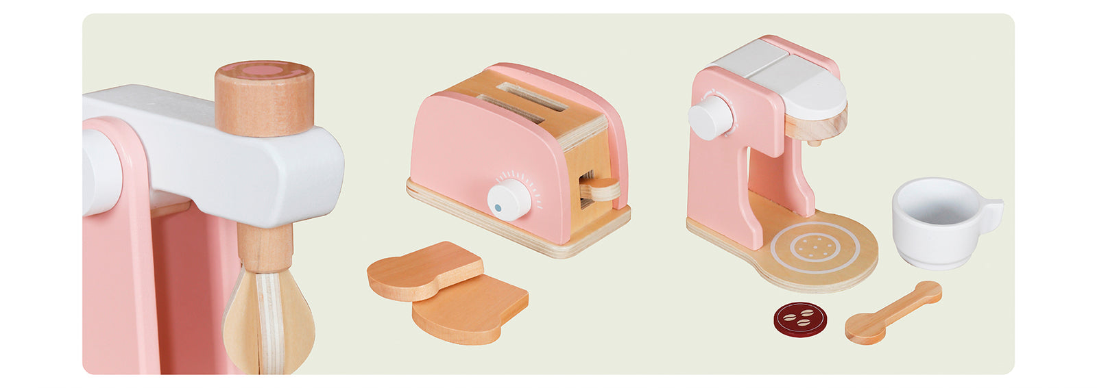 Juguete Infantil Mini Electrodomésticos Cocina Madera Bandú