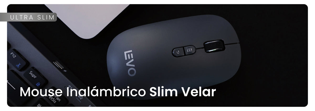 Teclado Slim Cygna + Mouse Slim Velar Grafito LEVO