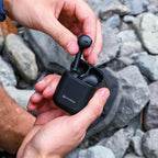 Audífonos Lhotse Bluetooth Inalámbrico Rm12 Negro