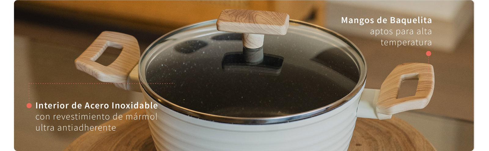 Bateria de Cocina Savannah + Set de Cuchillos Holz Simplit