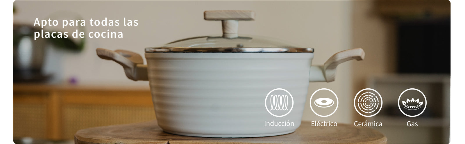 Bateria de Cocina Savannah + Set de Cuchillos Holz Simplit