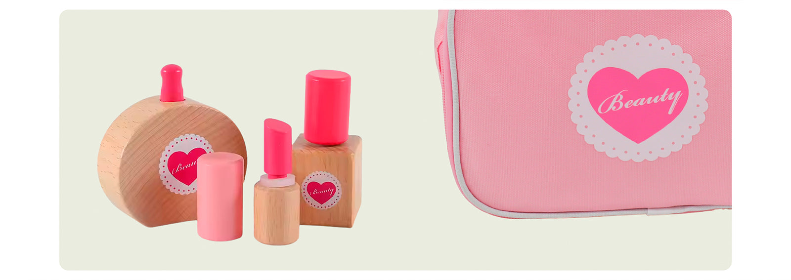 Juego de Maquillaje Set Belleza de Roll Niños Madera Bandú