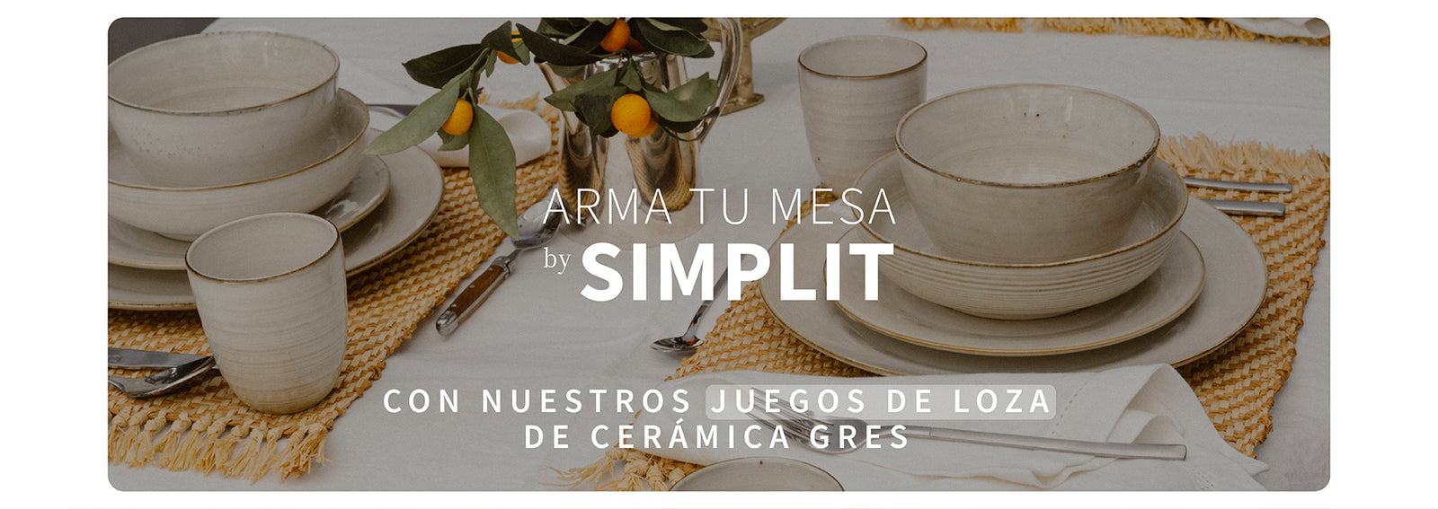 Set 8 Vasos Cerámica 330 ml Siena Simplit