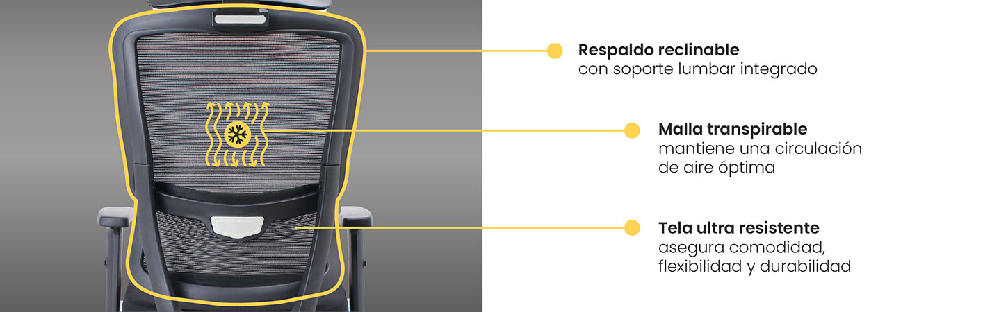 2 Sillas Escritorio Oficina Ergonómica Ergotech LEVO