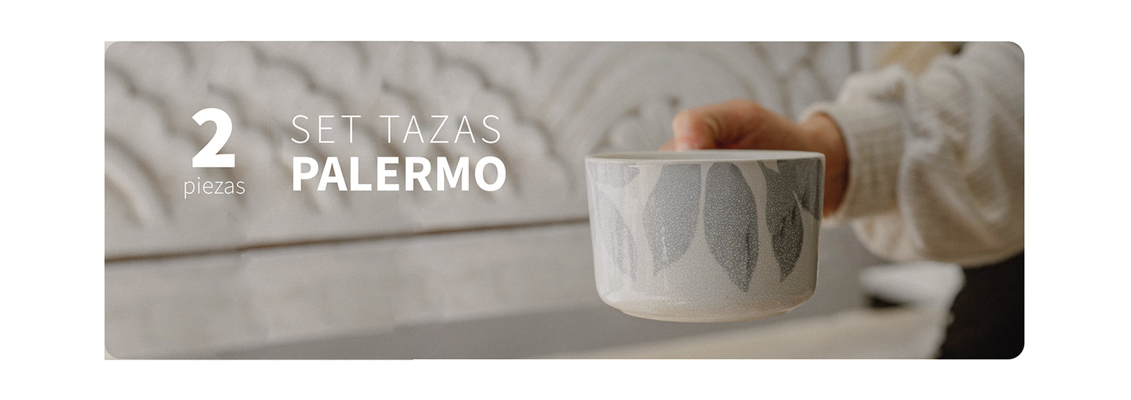 Set 4 Tazas Cerámica 420 ml Palermo Simplit