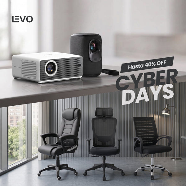 Cyber Days LEVO proyectores y sillas de oficina, hasta 40% OFF