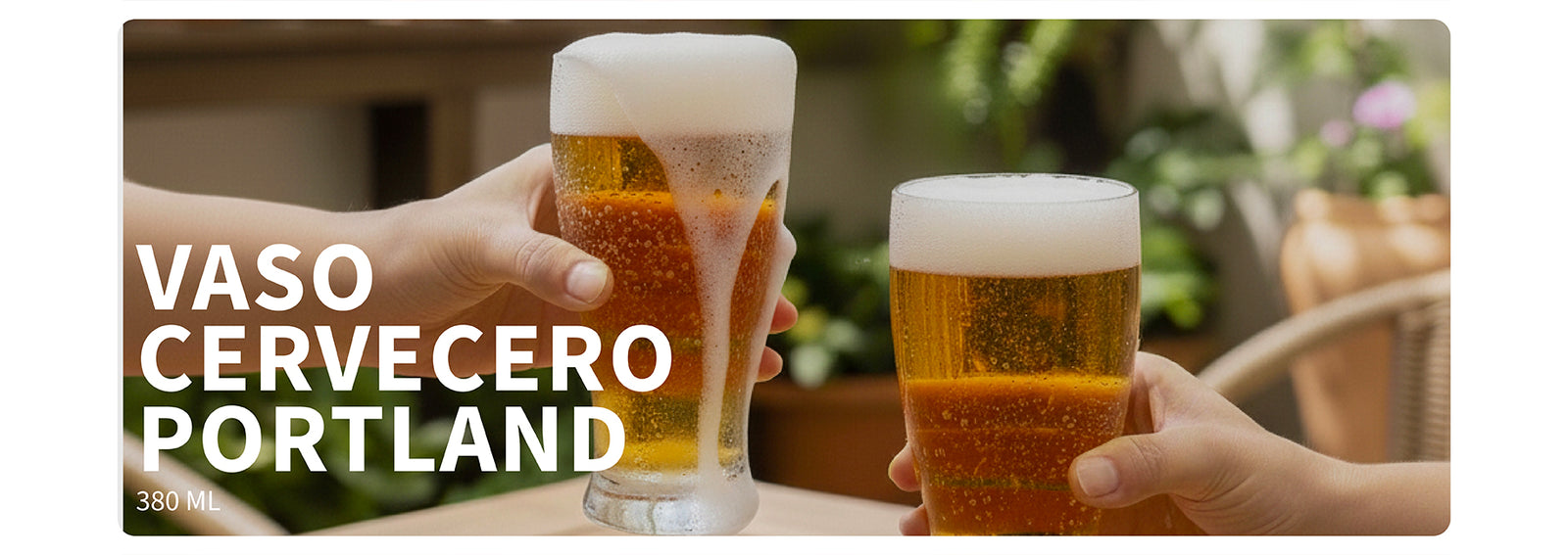 Set 6 Vasos Cerveza Portland 380ml Simplit
