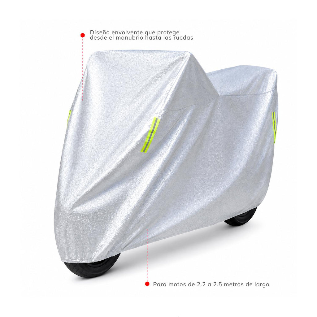 Carpa funda Cubre Moto Impermeable Premium con Felpa XRoad — foto 6