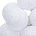 Guirnalda LED 10 Bolas de Hilo Decoración Cálida Atmosphera
