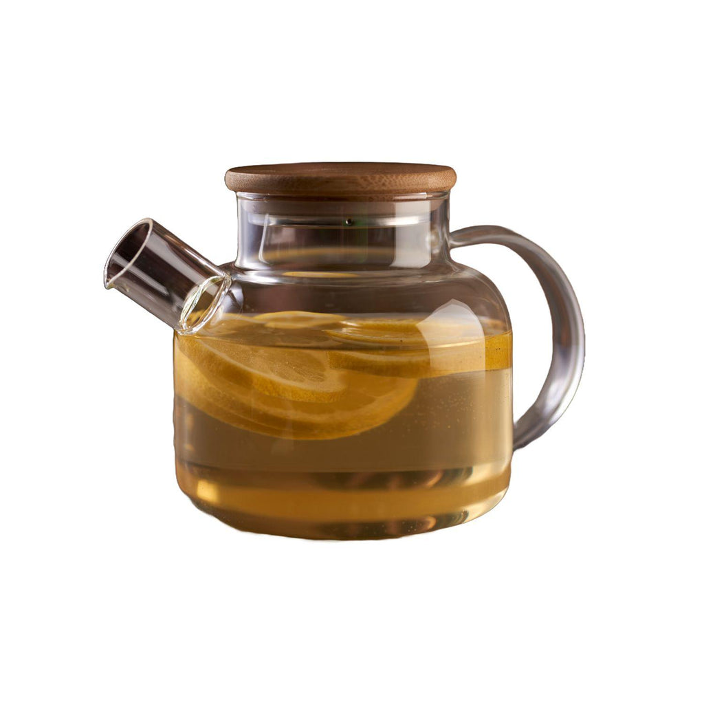 Tetera para Infusiones y Té de Vidrio con Tapa de Bamboo DAY — foto 2