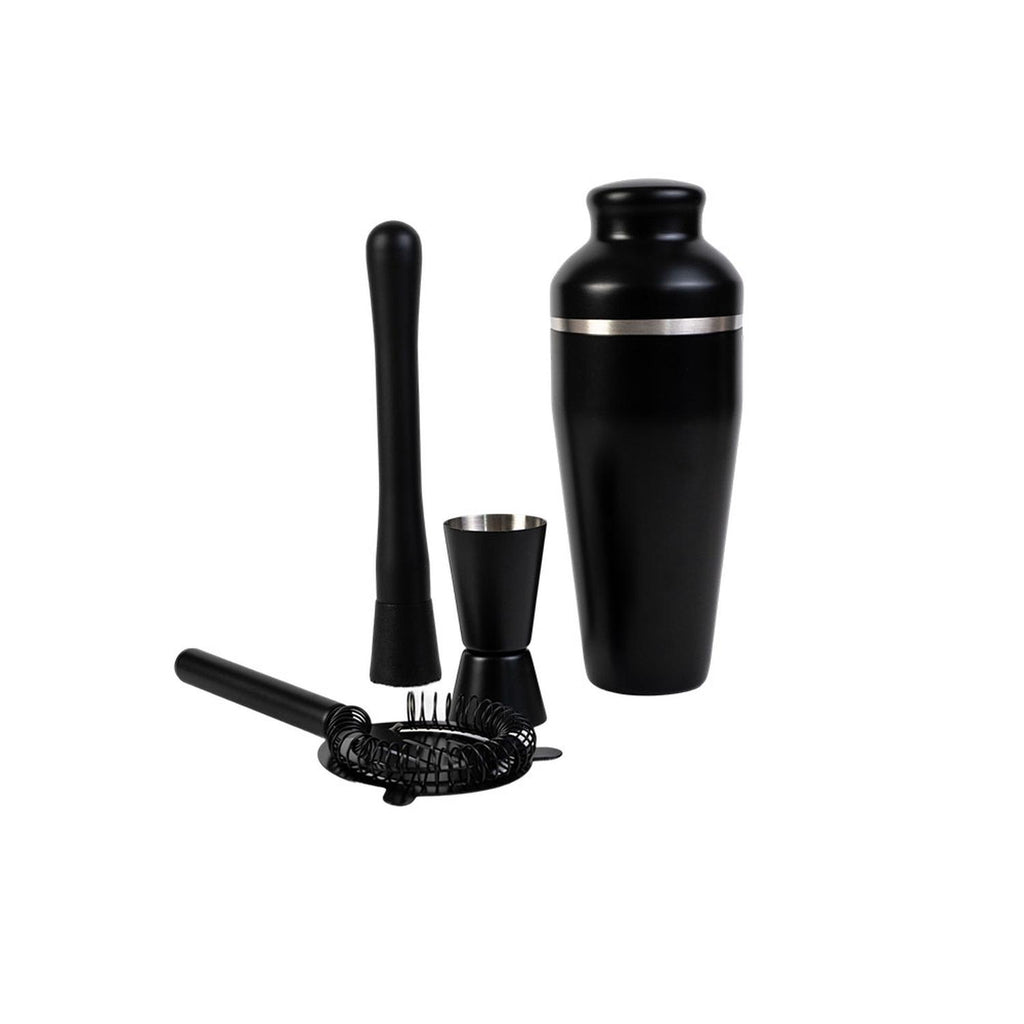 Set Coctelera Acero Inoxidable Black 4 Piezas Day — foto 2