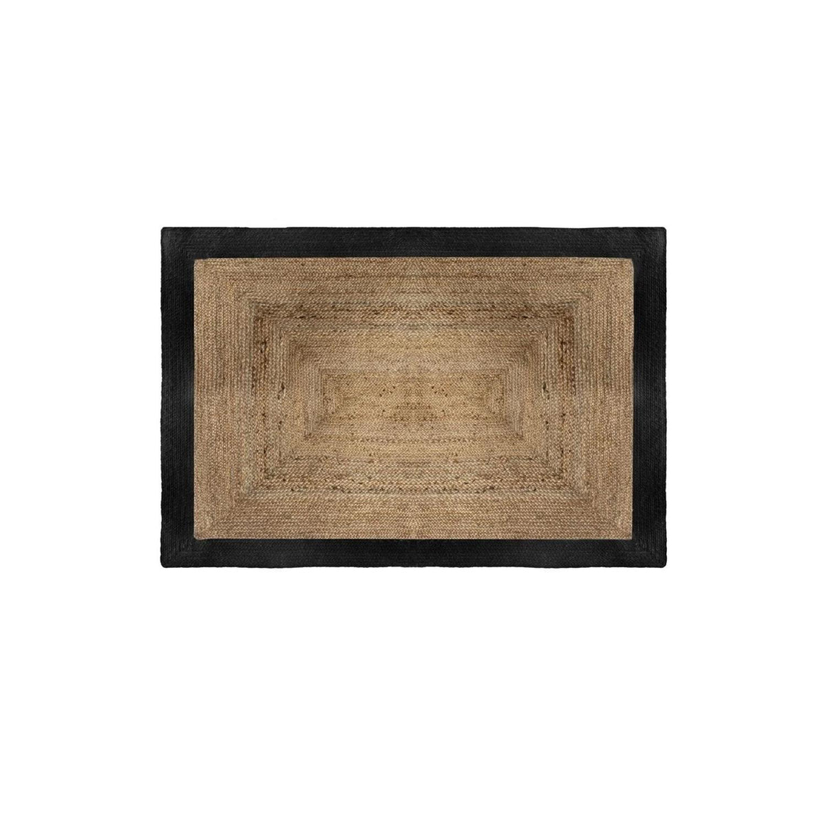 Alfombra de Yute con Borde Negro 120x170 cm Atmosphera — foto 2