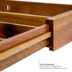 Organizador Cubiertos Expandible Madera Acasia Oslo Simplit — foto 4