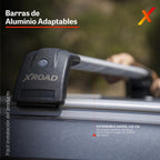 XRoad Barras R13 — SUV en ruta exterior con carga en el techo, lifestyle