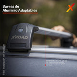 XRoad Barras R13 — SUV en ruta exterior con carga en el techo, lifestyle