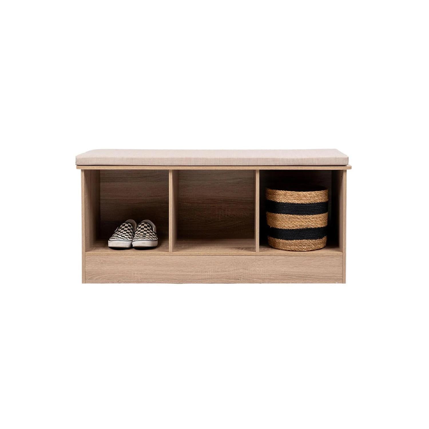 Banca Madera Mix 5Five packshot con accesorios en cubos — 5Five Francia