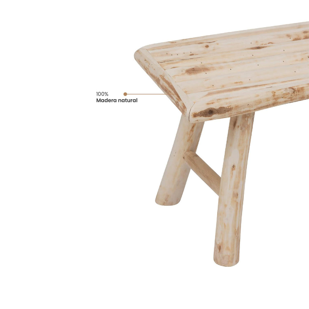Banco Madera Woody 70x27cm vista 3 - Atmosphera Francia