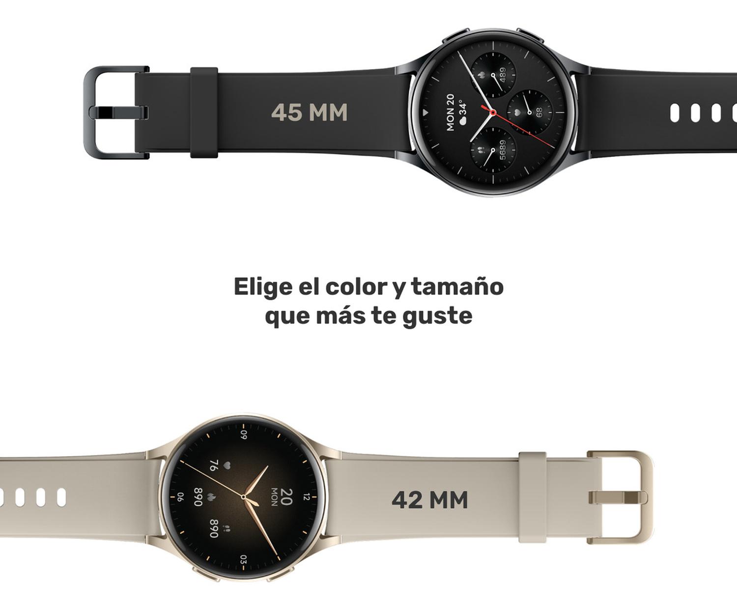 Reloj Smartwatch Lhotse Vibe 05 GPS Cream 42mm