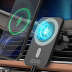 Cargador Inalámbrico Rápido Auto iPhone 12/13 V+ LEVO — foto 7