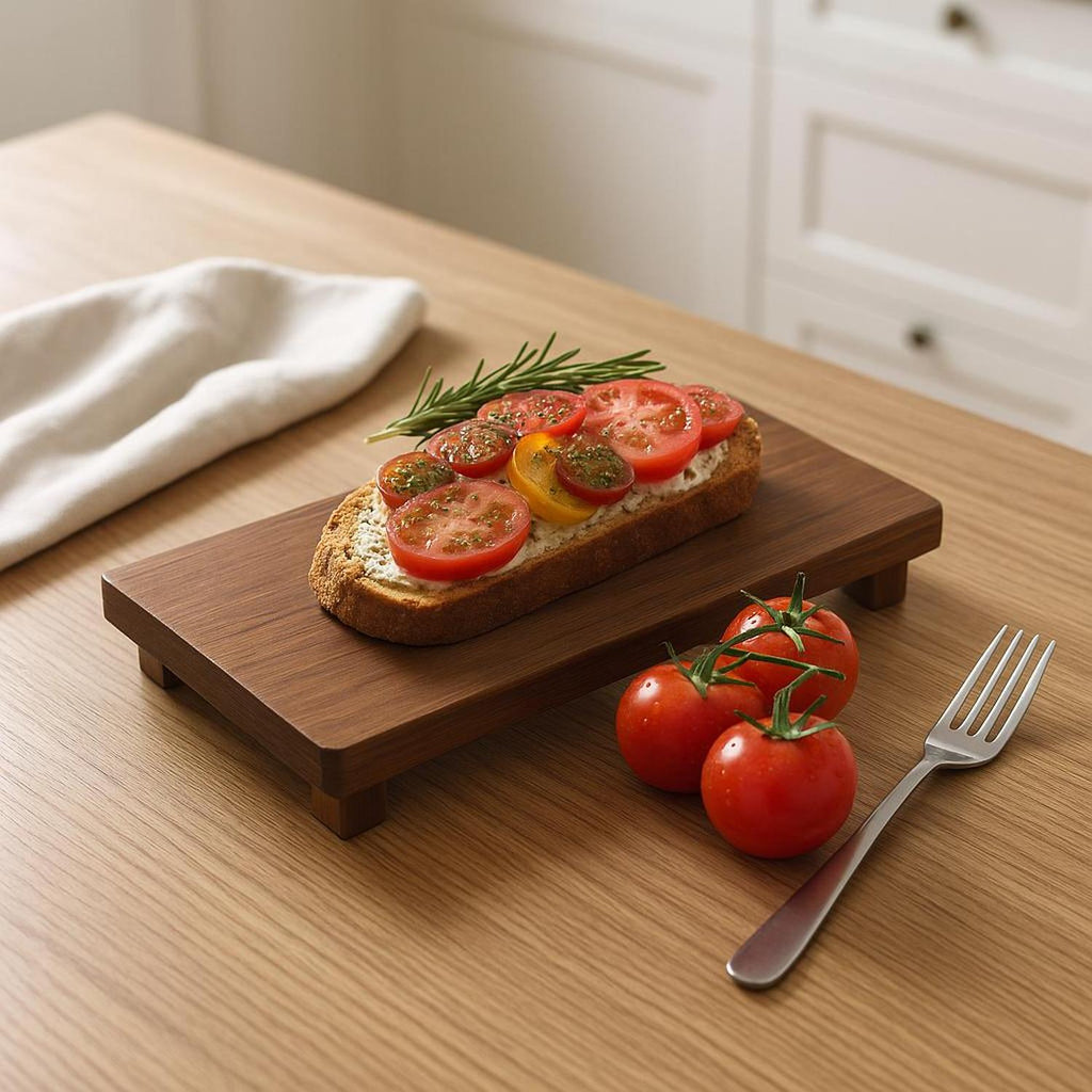 Tabla de Aperitivo de Bamboo con Patas para Servir DAY