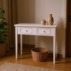 Arrimo Charme 80 blanco marfil en entrada con planta - Atmosphera Francia