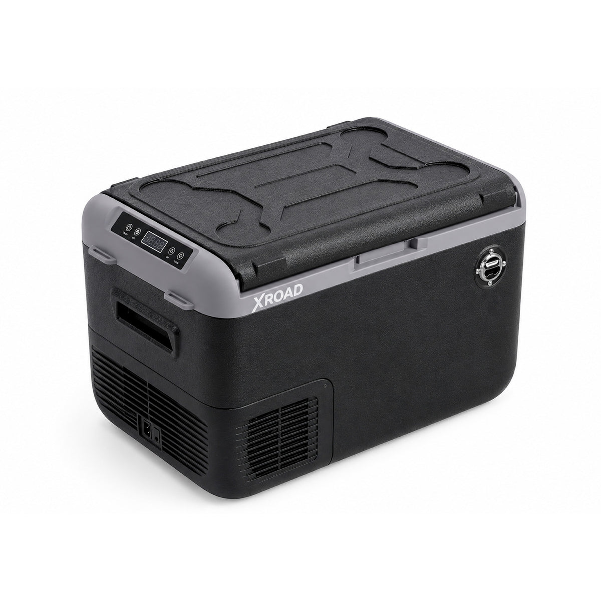 Cooler Freezer Eléctrico Portátil 40L Gris Xroad, vista del producto