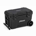 Cooler Portátil 50L con Ruedas Negro Xroad, vista frontal