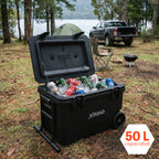 Cooler Xroad: 50 litros de capacidad para bebidas y comida