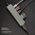 Hub USB-C Adaptador Multipuerto 6 en 1 Macbook Windows LEVO — foto 2