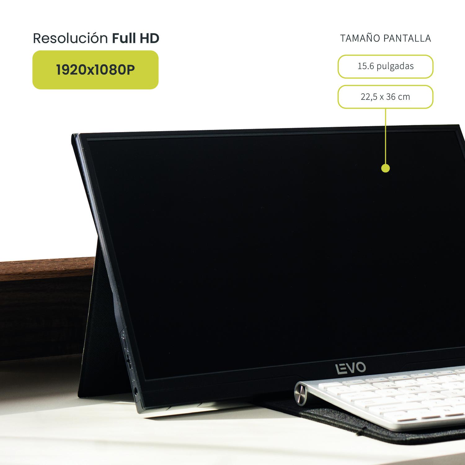 Monitor Portátil Gamer ViewGo 15,6" Full HD 1080P LEVO — foto 6
