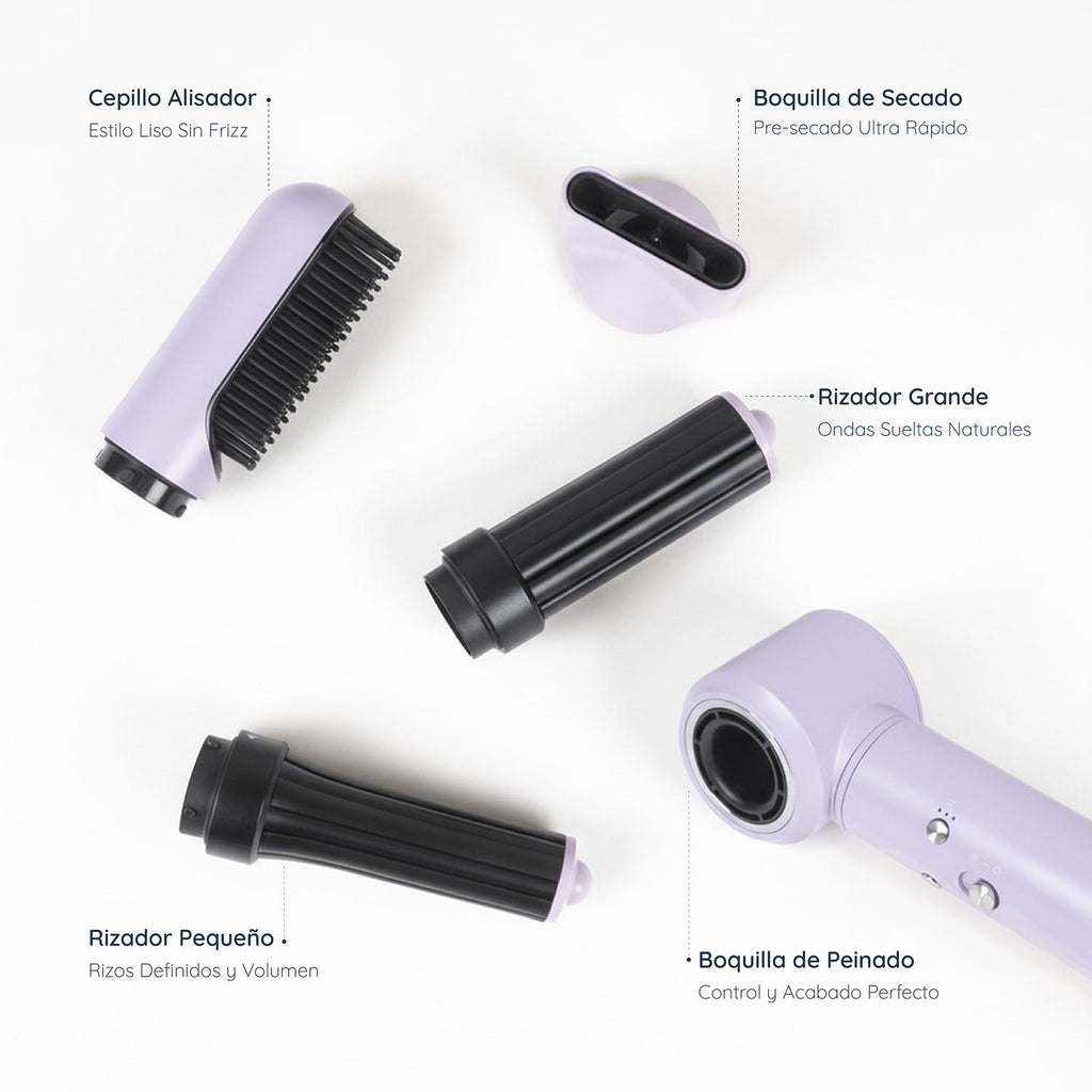 T-Care Multistyler — mujer usando el multistyler para ondular el cabello