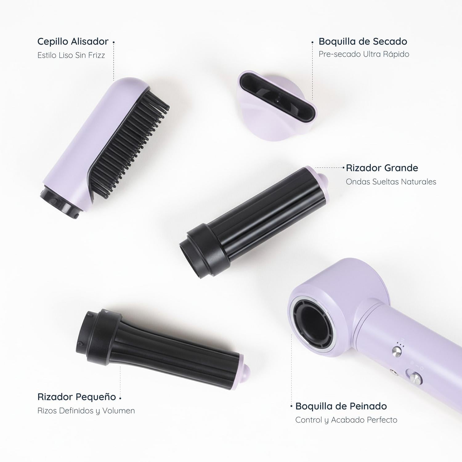 T-Care Multistyler — mujer usando el multistyler para ondular el cabello