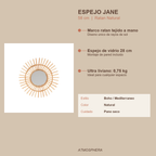 Espejo Jane Ratan - Caracteristicas
