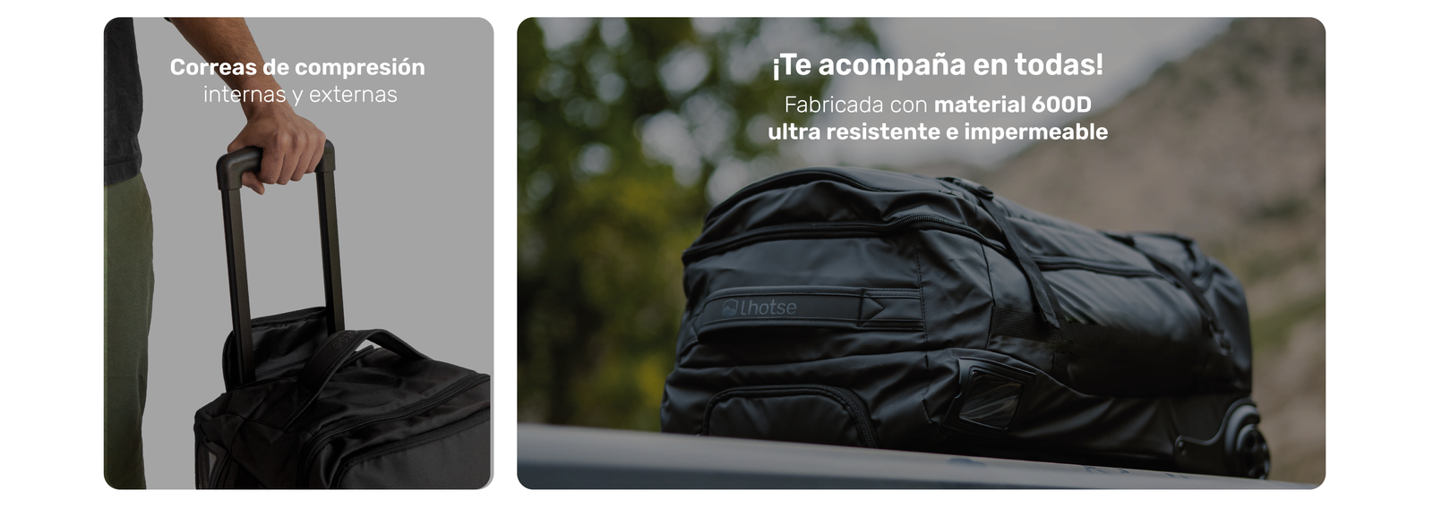 Maleta Bolso Trolly Expedition Duffel 70lts Black