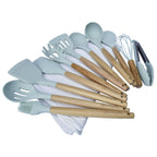 Set 12 Utensilios De Cocina Silicona Calipso Simplit