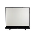 LEVO Telon Proyector 100 pulgadas sistema de elevacion pull-up con base de piso blanco mate