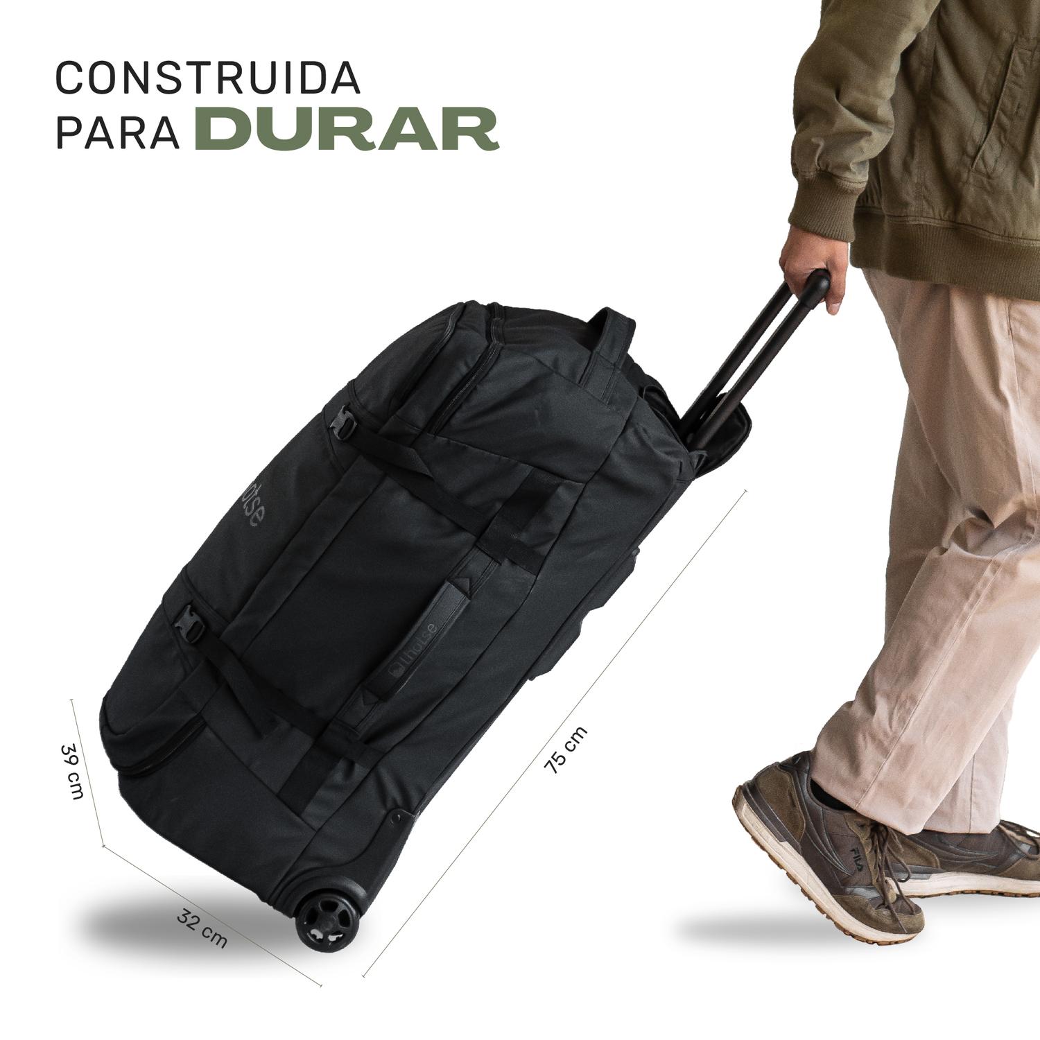 Maleta Bolso Trolly Expedition Duffel 90lts Black – UnionX