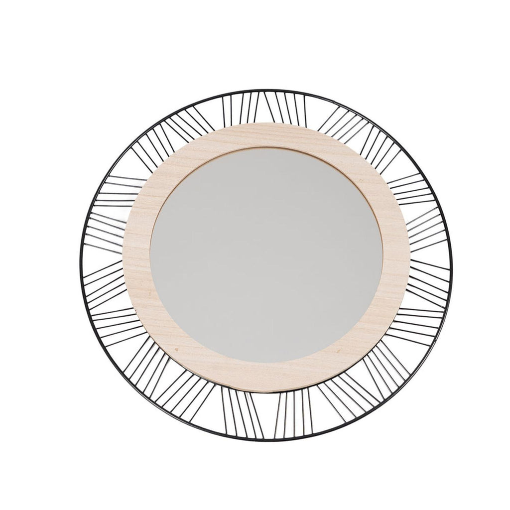 Espejo Redondo Joe 45cm Metal MDF vista 6 - Atmosphera Francia