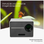 Proyector Portátil Halo 9000lm + Telón Electrico 100" LEVO — foto 4