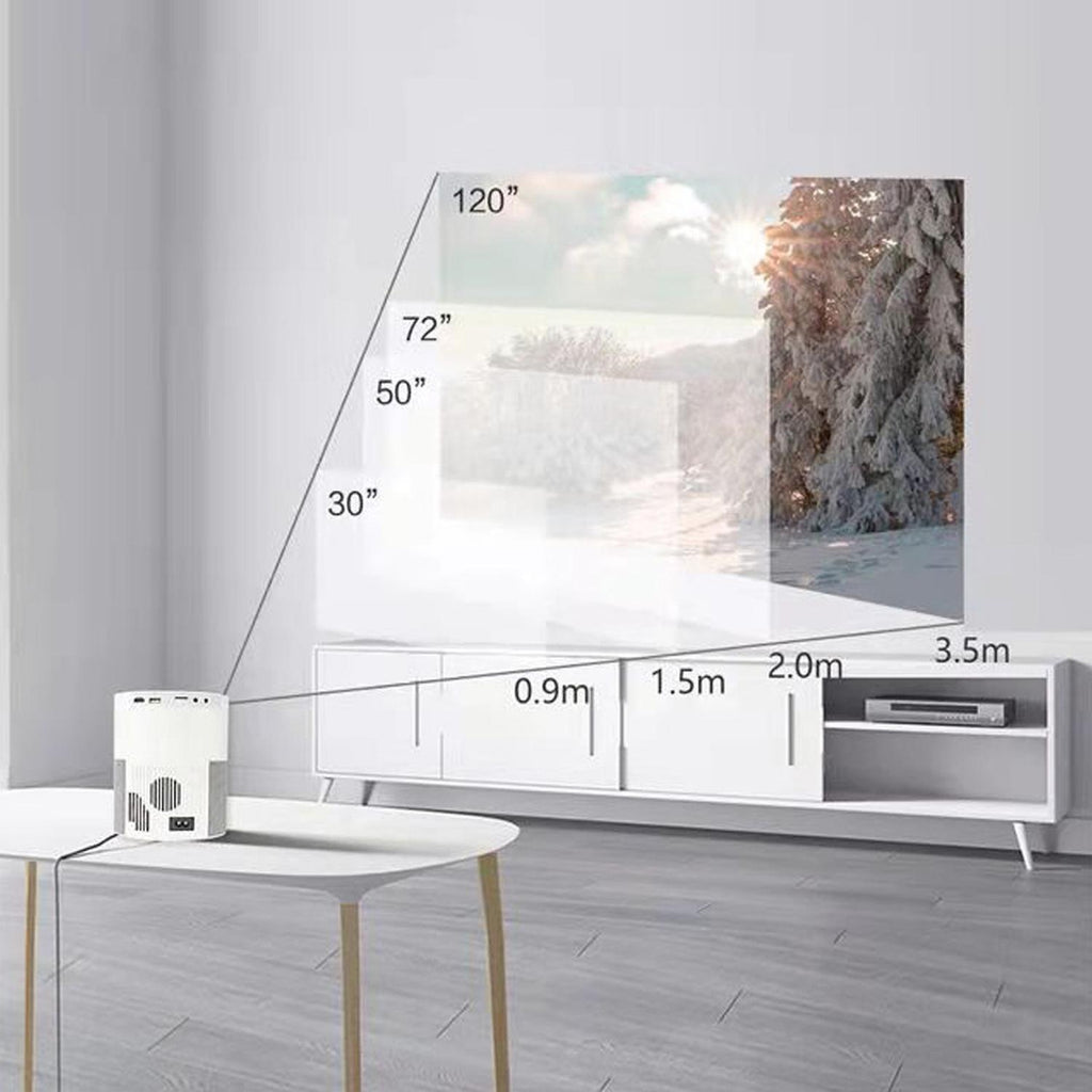 Proyector LED Portátil 360° Full HD Home Cinema LEVO (Open Box)