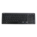 LEVO Teclado Inalambrico Cygna Slim grafito teclado inalambrico slim Bluetooth y 2.4G con 99 teclas