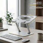 LEVO Soporte Alzador Notebook Plegable — caja y presentación del producto