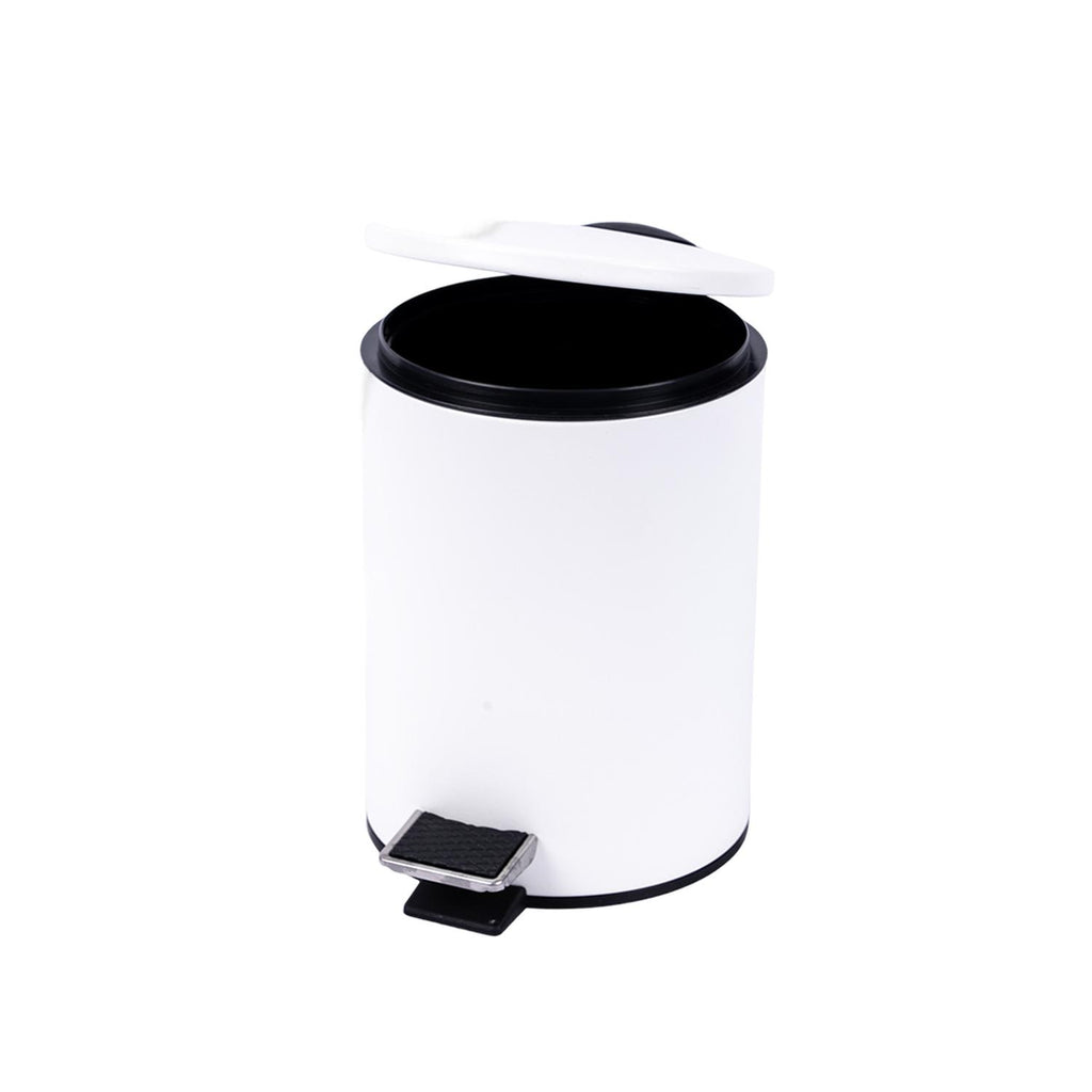 Basurero de Baño Acero Inoxidable Blanco 3L DAY — foto 6