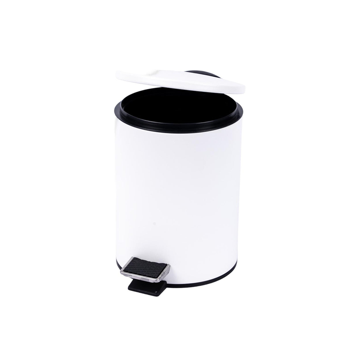 Basurero de Baño Acero Inoxidable Blanco 3L DAY — foto 6