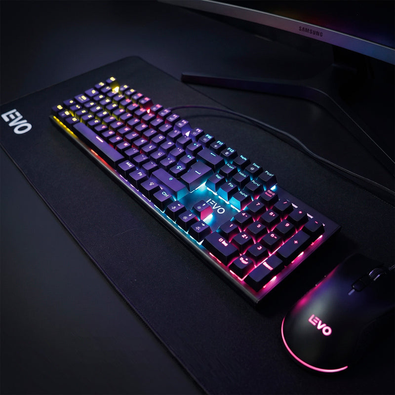 Teclado Gamer NovaBlade Red Switch Mecánico Español RGB LEVO