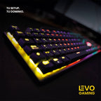 LEVO Teclado Gamer NovaBlade Numérico Red Switch — tu setup, tu dominio