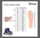 Patines En Linea Fitness Power 132B Hook