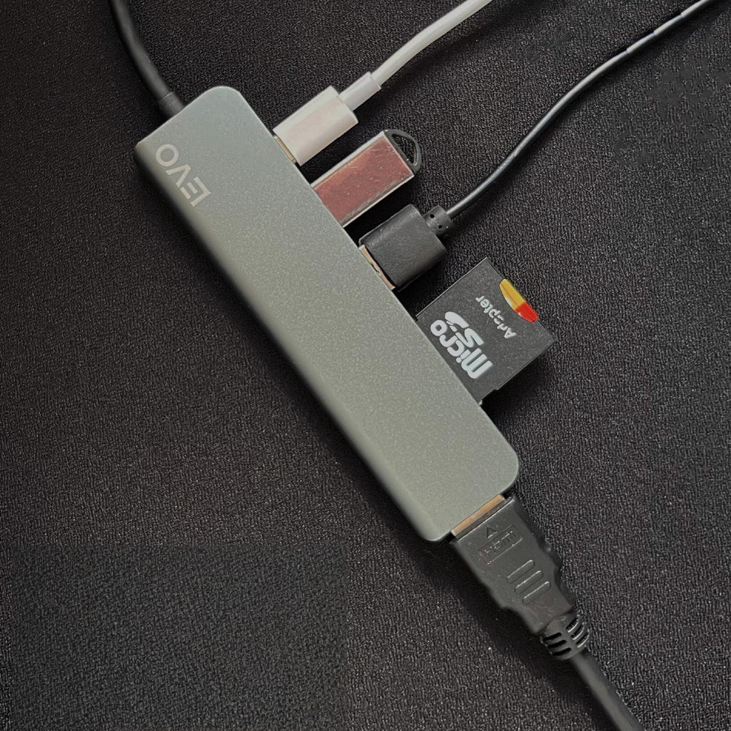 Hub USB-C Adaptador Multipuerto 6 en 1 Macbook Windows LEVO — foto 2