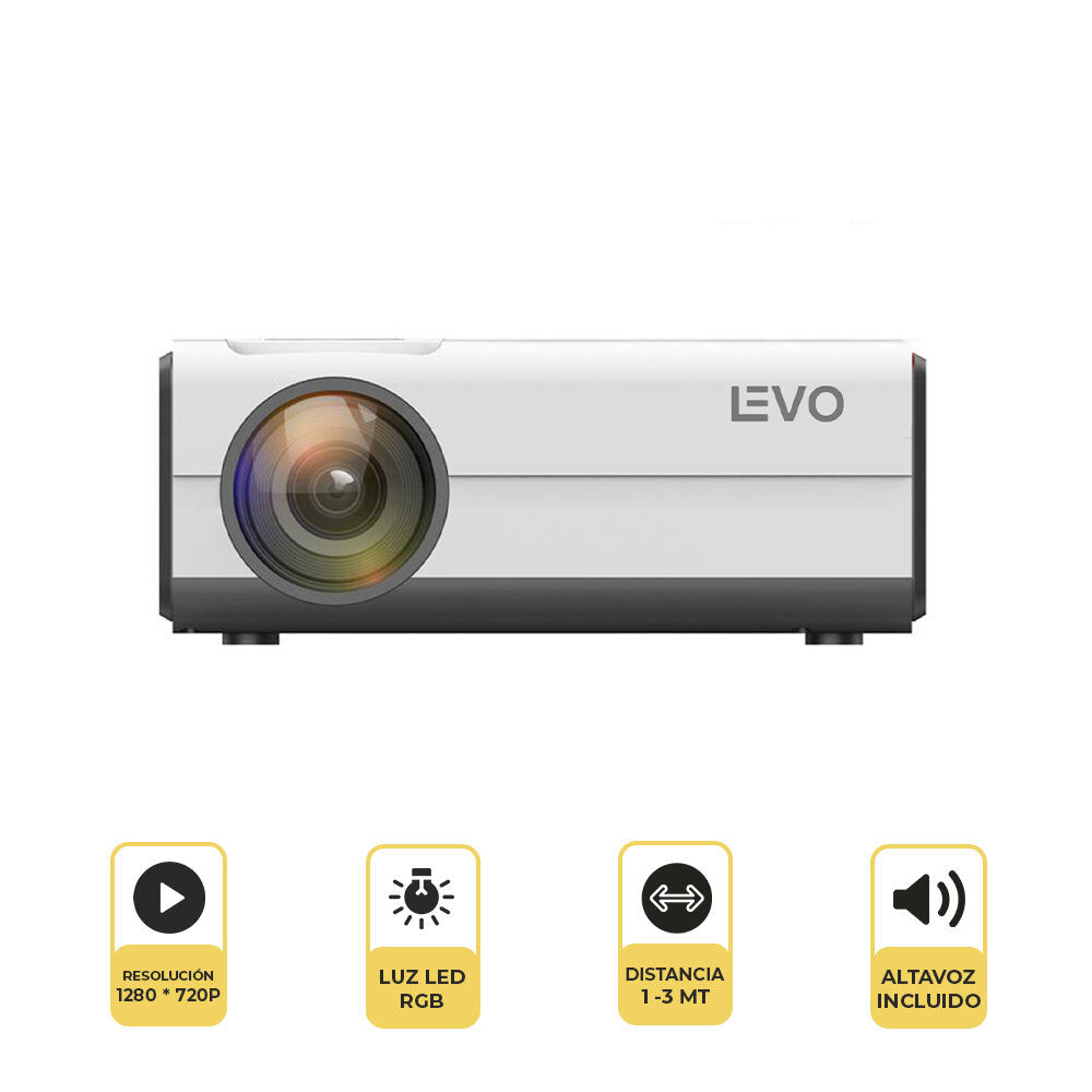 Proyector LED Portátil HD LCD LEVO (Open Box)