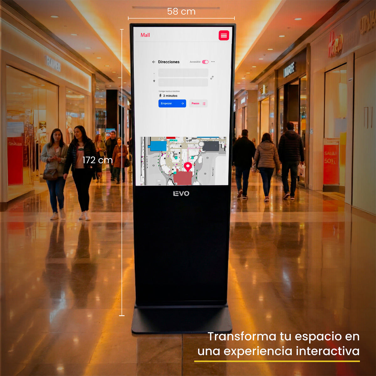 Pantalla Totem Publicitario 43" Touch Android Wifi Usb LEVO — foto 7
